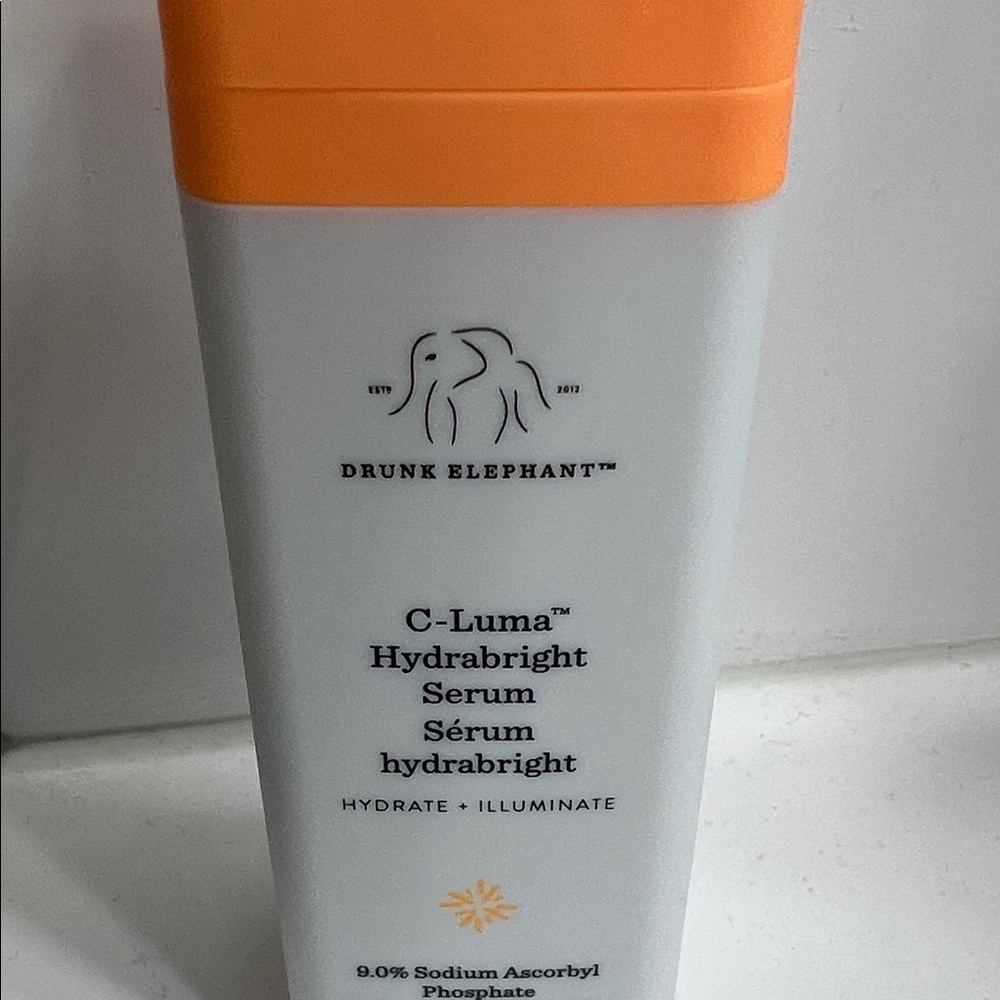 Drunk Elephant C-Luma Hydrabright Serum - Orange and White - Picture 2 of 6